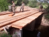 Caserna de Bravos conclui a construção de ponte semipermanente no campo de instrução de Santa Maria