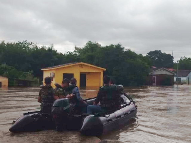 No Sul, 6º Batalhão de Engenharia de Combate apoia Defesa Civil na maior enchente dos últimos 20 anos