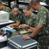 1ª Turma mista na formação de sargentos da linha bélica tem 56 mulheres iniciando carreira militar em 2018.