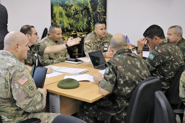 Exército Brasileiro e Exército Americano estabelecem acordos